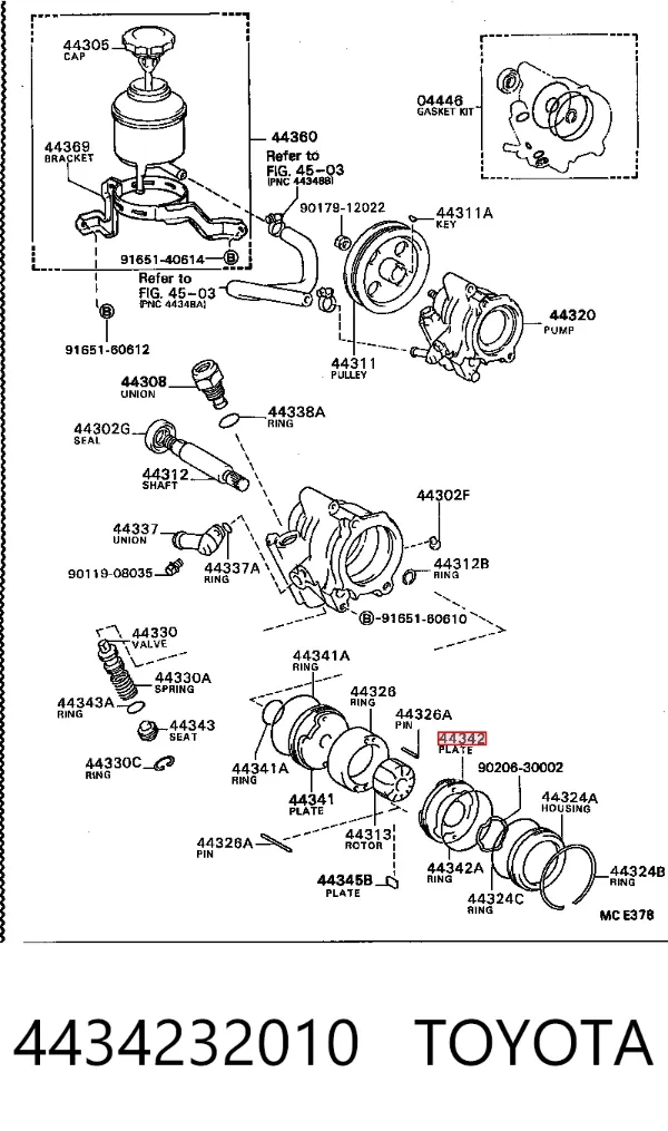  4434232010 Toyota