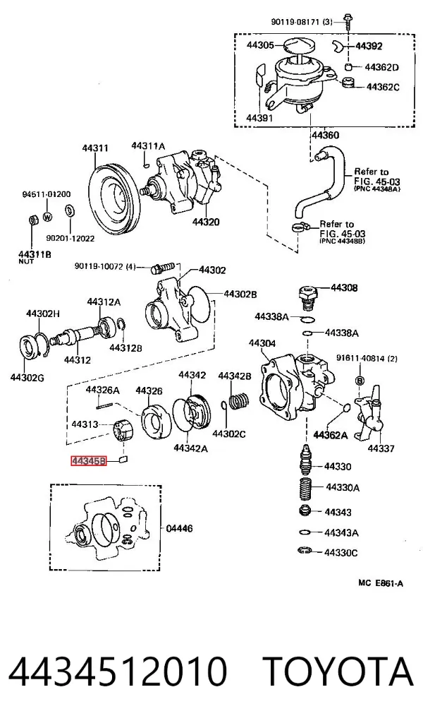  4434512010 Toyota