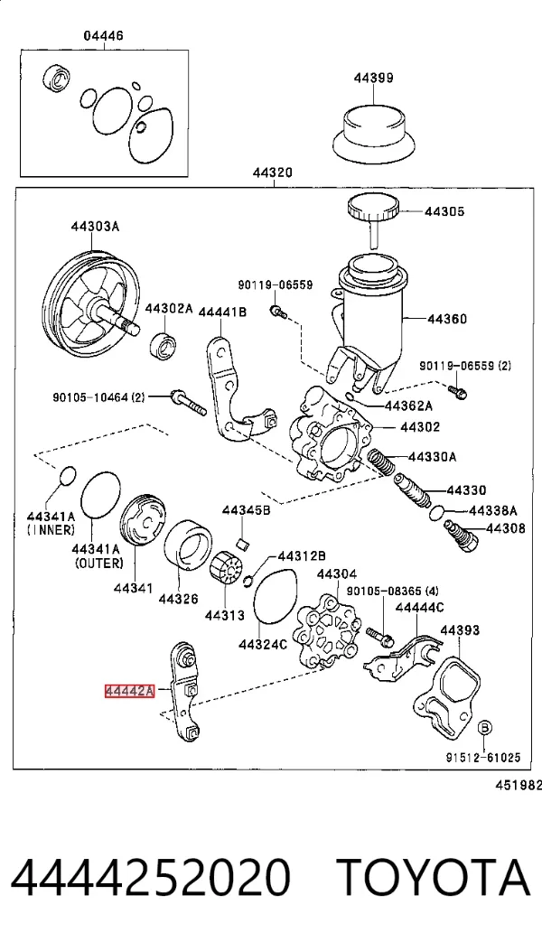  4444252020 Toyota