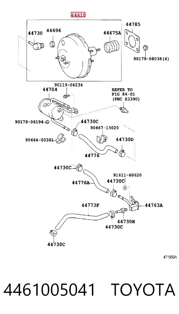 Servofreno 4461005041 Toyota