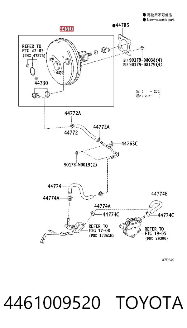 Servofreno 4461009520 Toyota