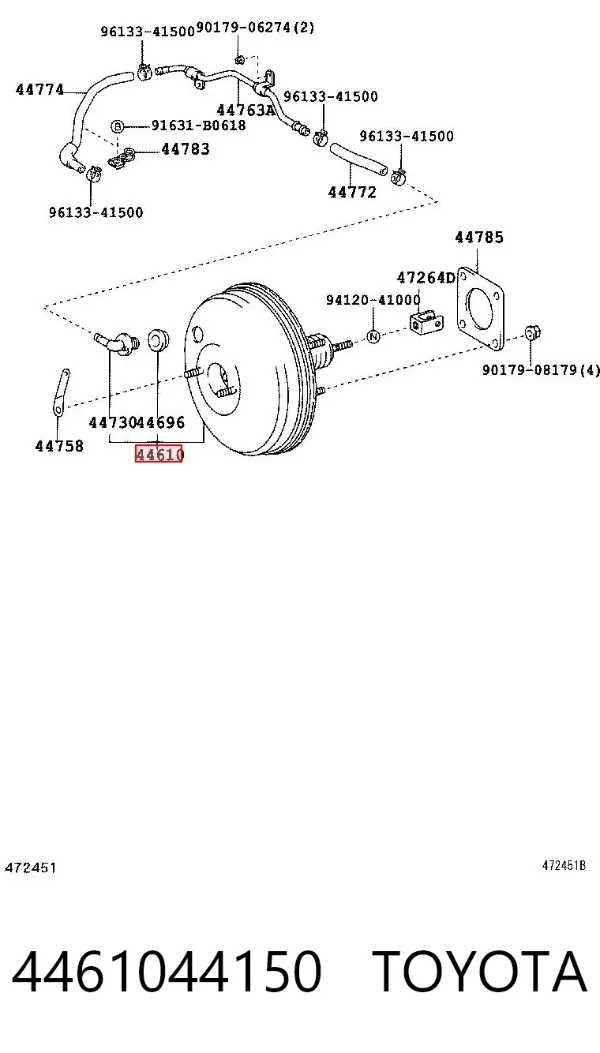 Servofreno 4461044150 Toyota