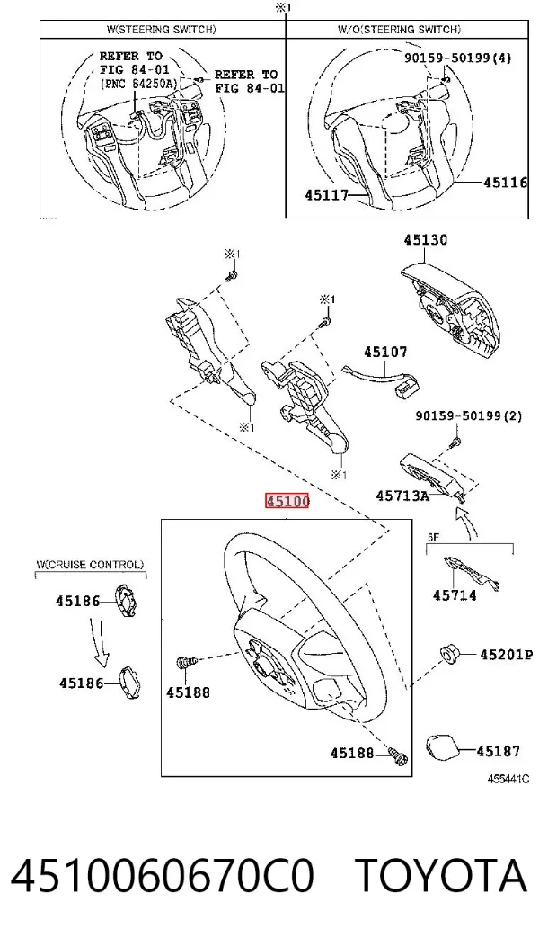Volante 4510060670C0 Toyota