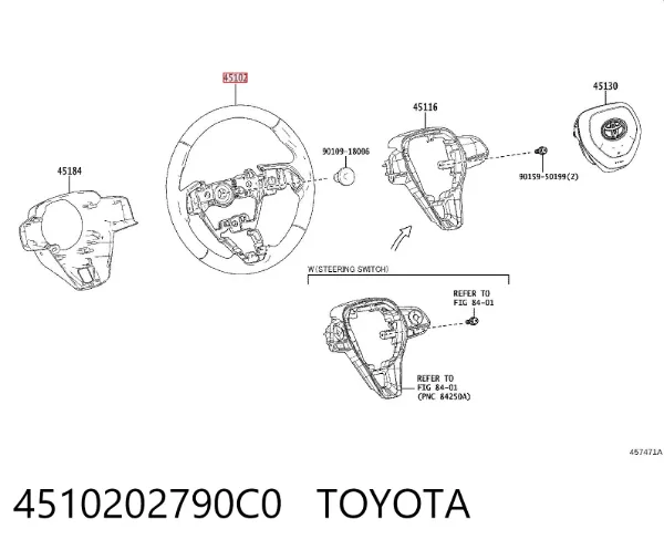 Volante 4510202790C0 Toyota