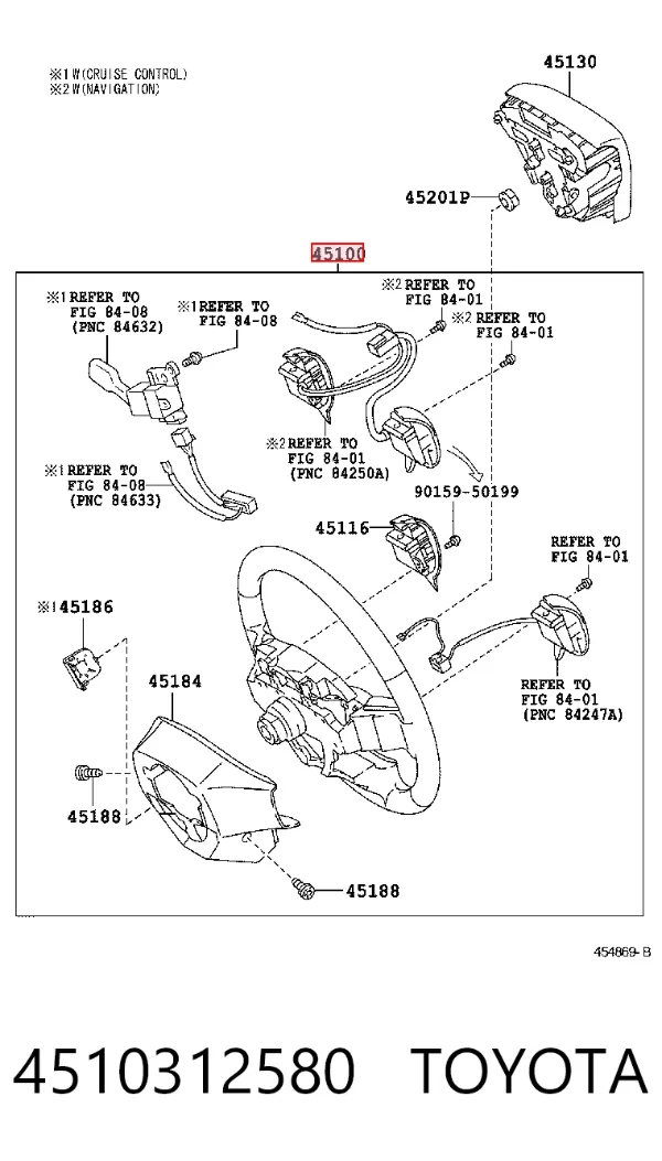 Volante 4510312580 Toyota