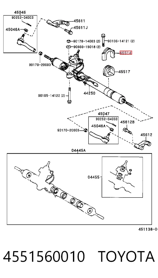  4551560010 Toyota