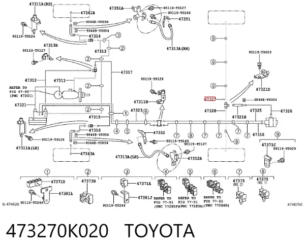  473270K020 Toyota