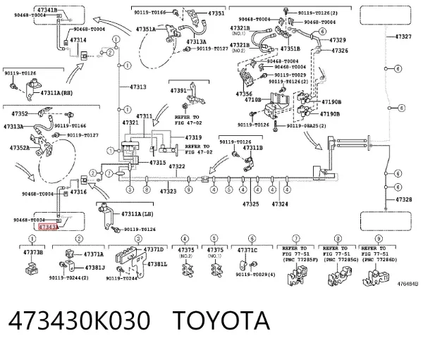  473430K030 Toyota