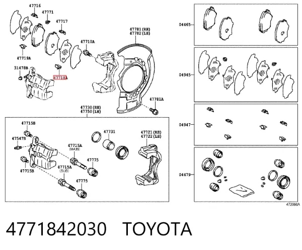  4771842030 Toyota