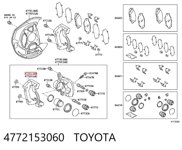  4772153060 Toyota