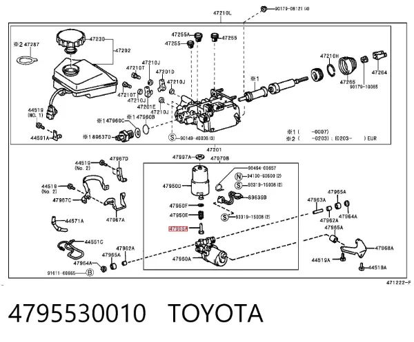  4795530010 Toyota