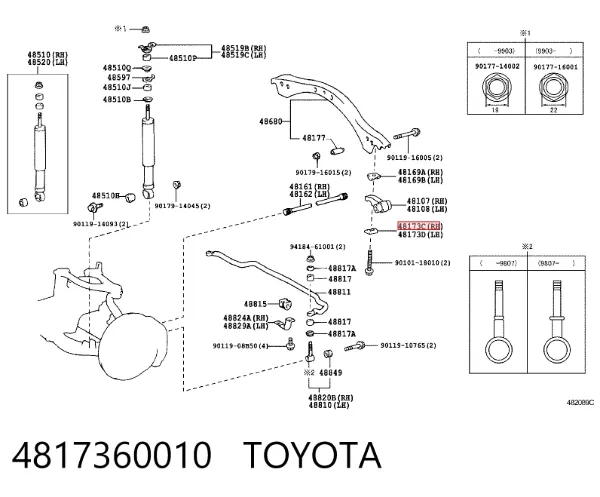  4817360010 Toyota