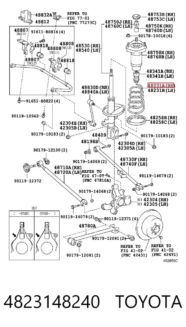 Muelle 4823148240 Toyota
