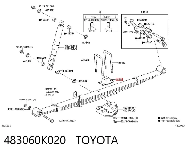  483060K020 Toyota