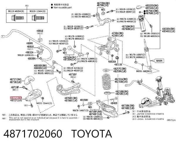  4871702060 Toyota