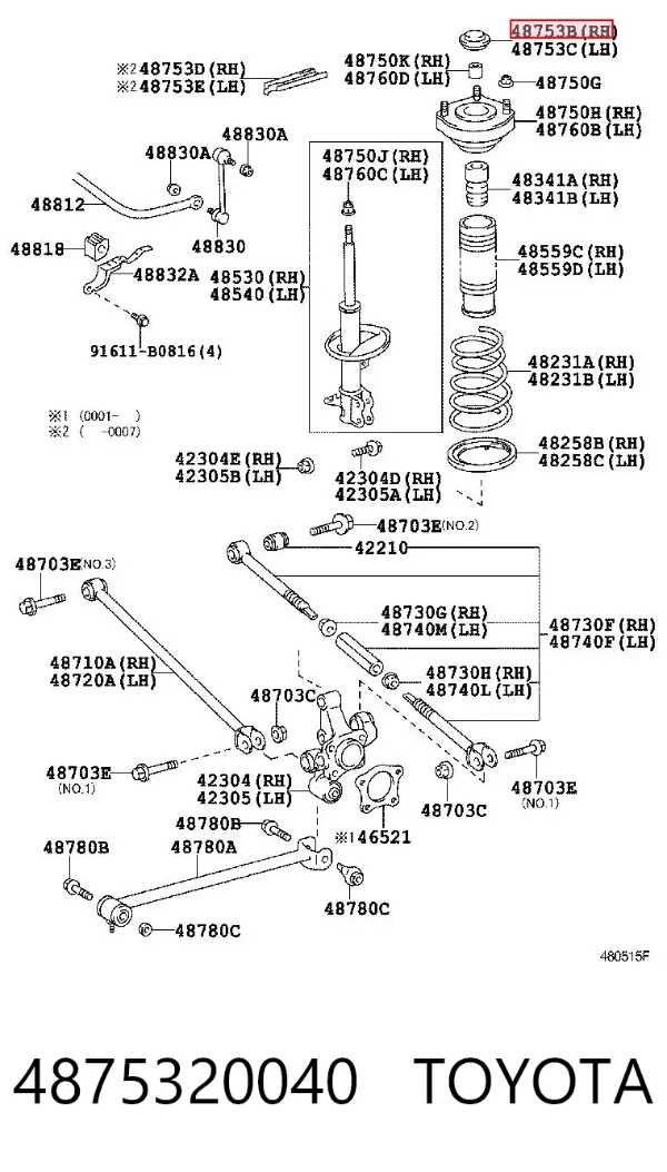  4875320040 Toyota