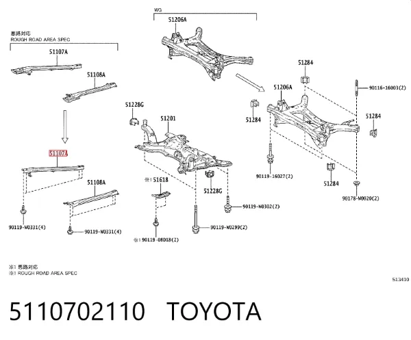  5110702110 Toyota