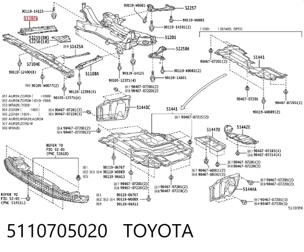  5110705020 Toyota