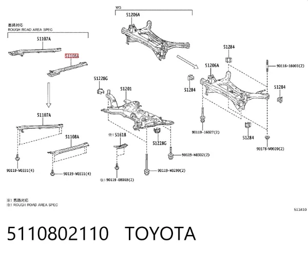  5110802110 Toyota