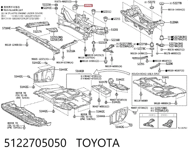  5122705050 Toyota