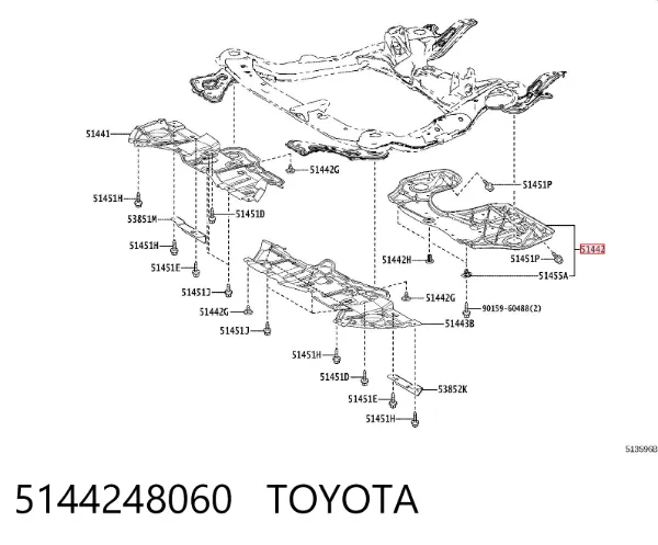 Protección motor / empotramiento Lexus RX 450H/350L/200T