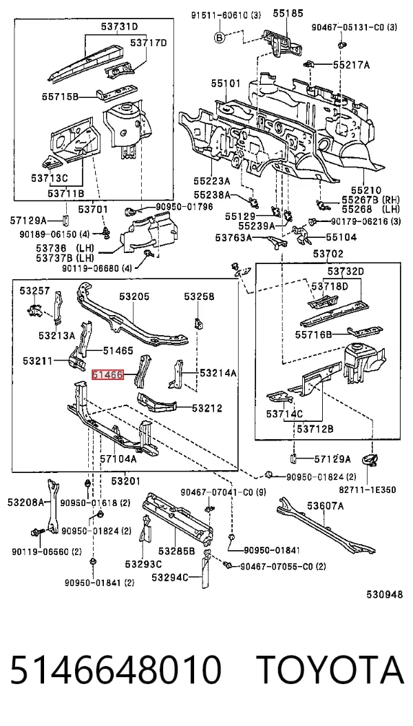  5146648010 Toyota