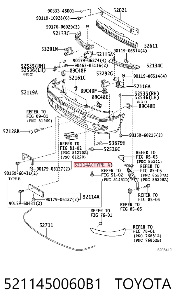  5211450060B1 Toyota