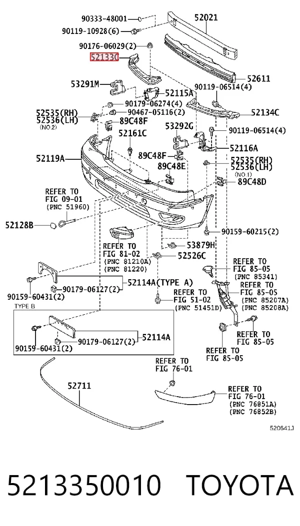  5213350010 Toyota
