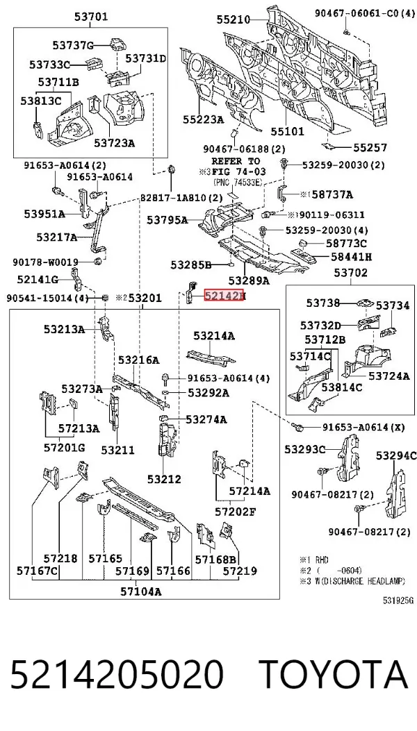  5214205020 Toyota