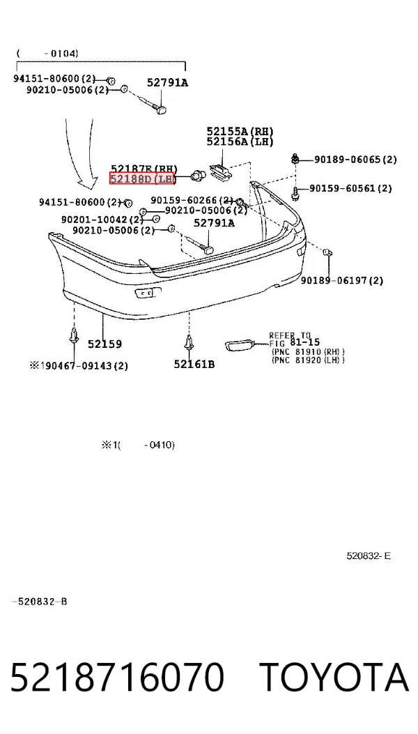  5218716070 Toyota