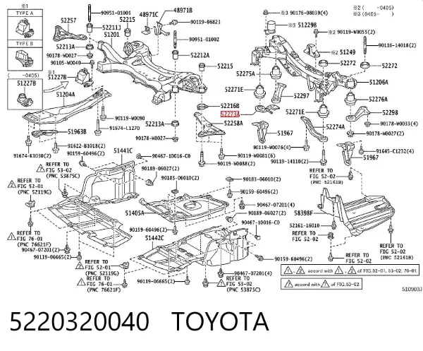  5220320040 Toyota