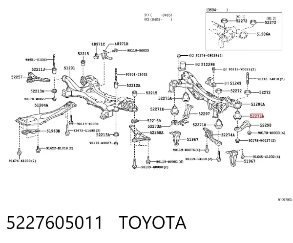  5227605011 Toyota