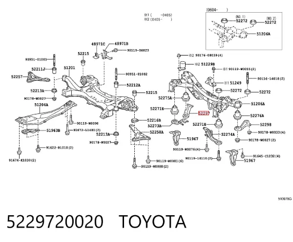  5229720020 Toyota