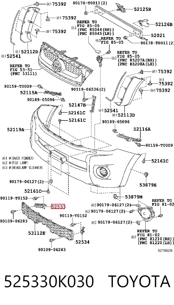  525330K030 Toyota