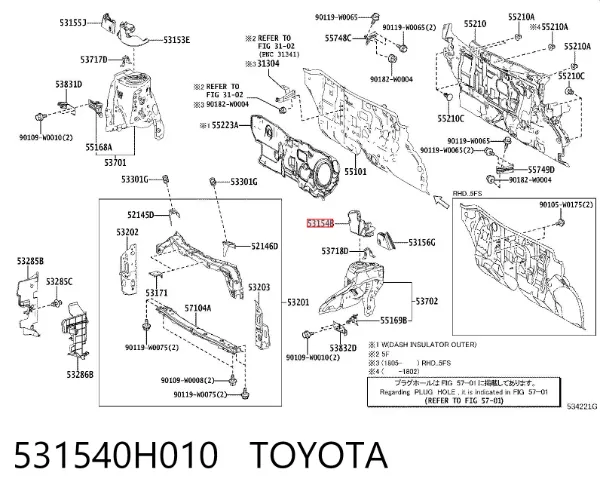  531540H010 Toyota
