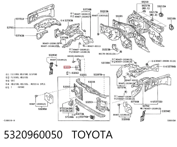  5320960050 Toyota