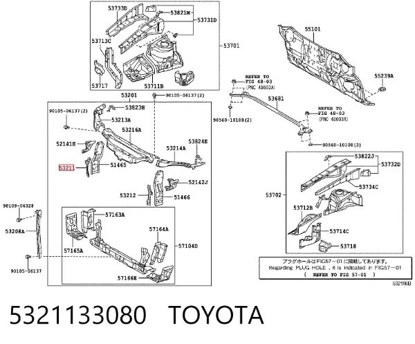  5321133080 Toyota