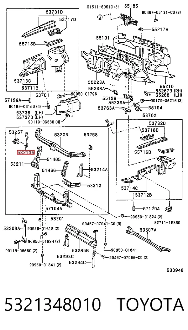  5321348010 Toyota