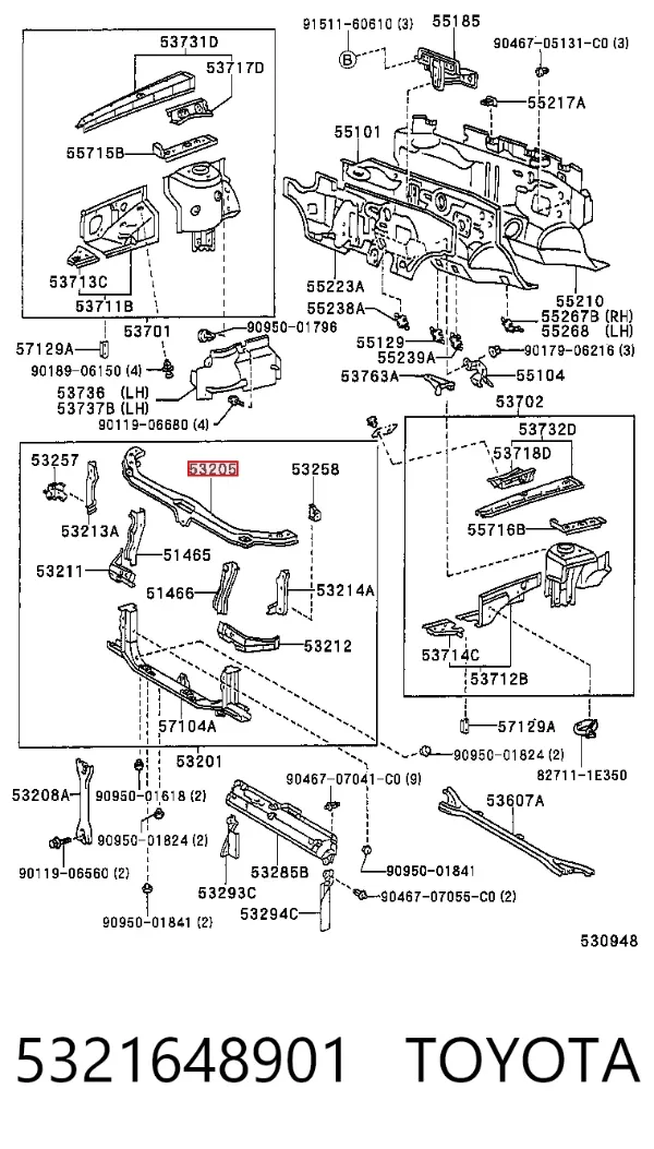  5321648901 Toyota