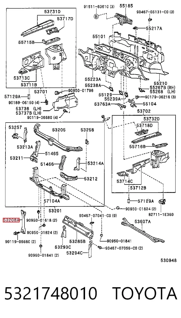  5321748010 Toyota