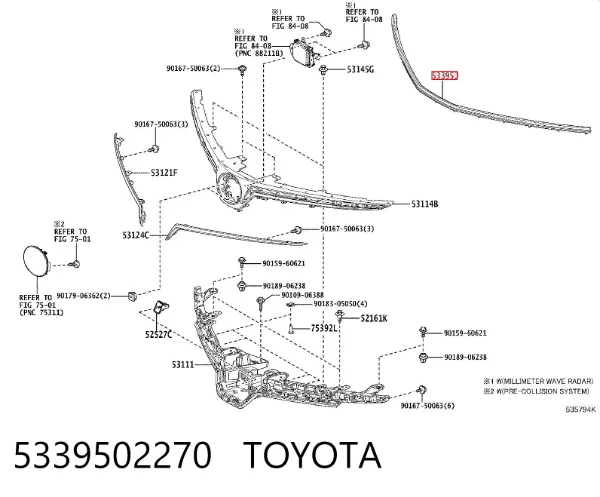  5339502270 Toyota