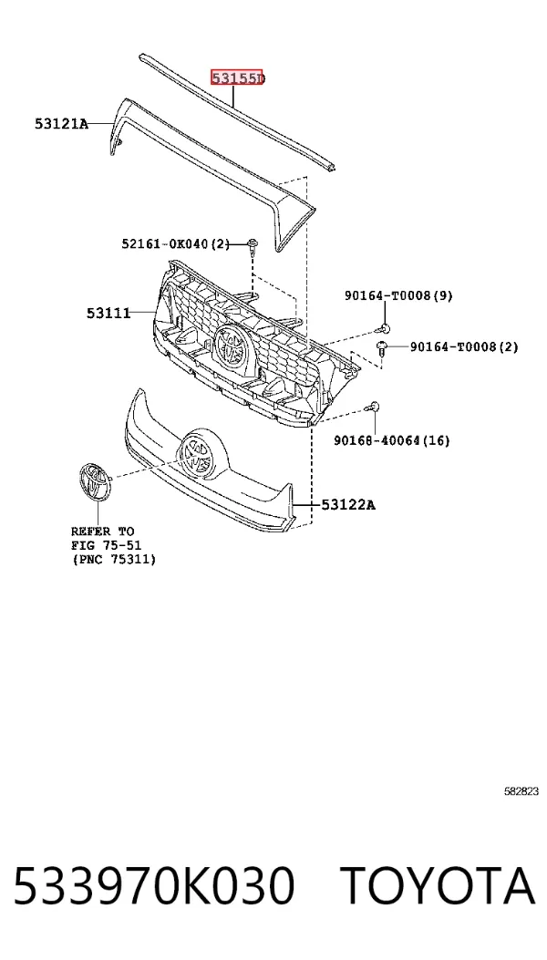  533970K030 Toyota