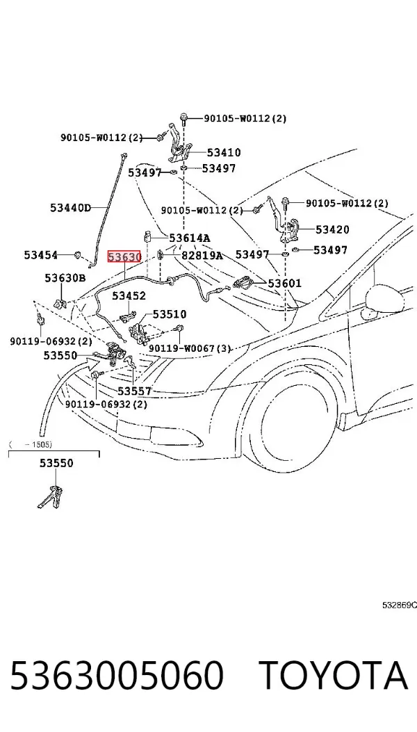  5363005060 Toyota