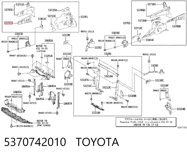  5370742010 Toyota
