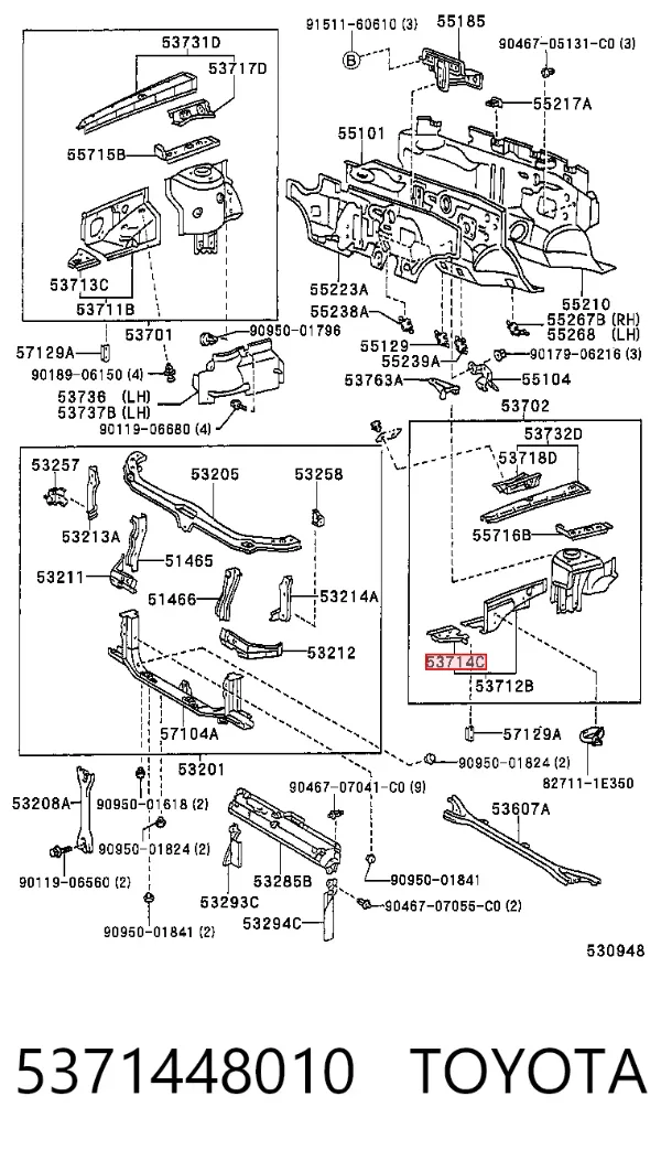  5371448010 Toyota