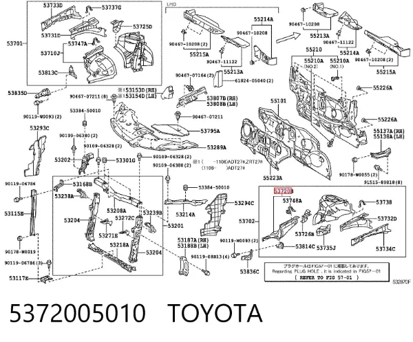  5372005010 Toyota