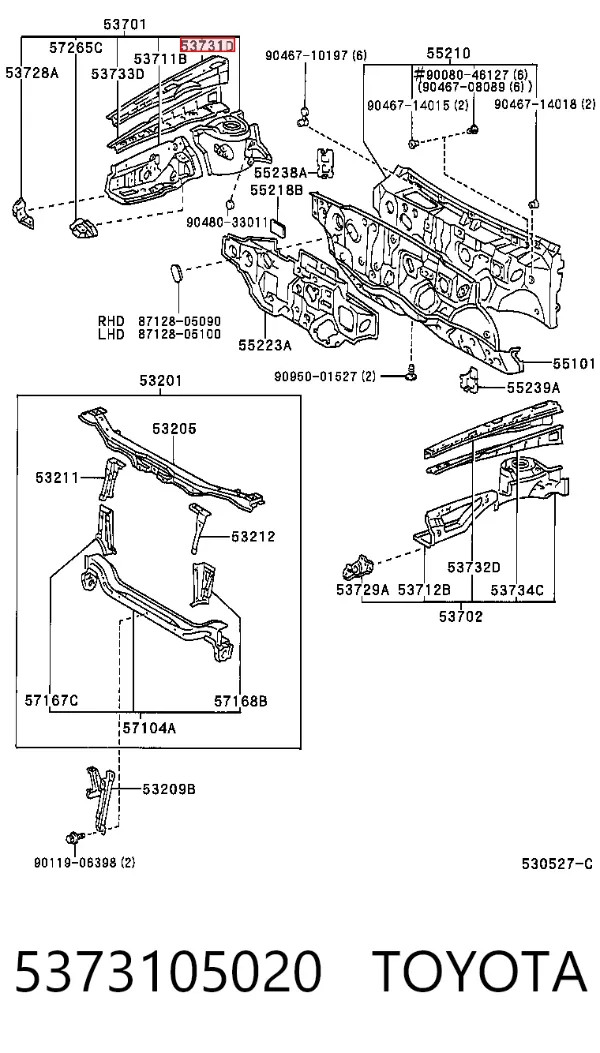  5373105020 Toyota