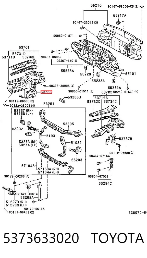  5373633020 Toyota