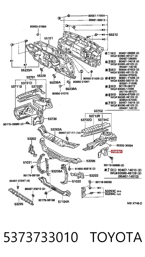  5373733010 Toyota