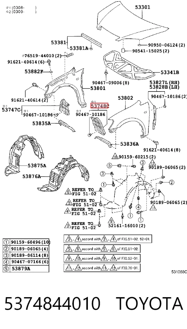  5374844010 Toyota